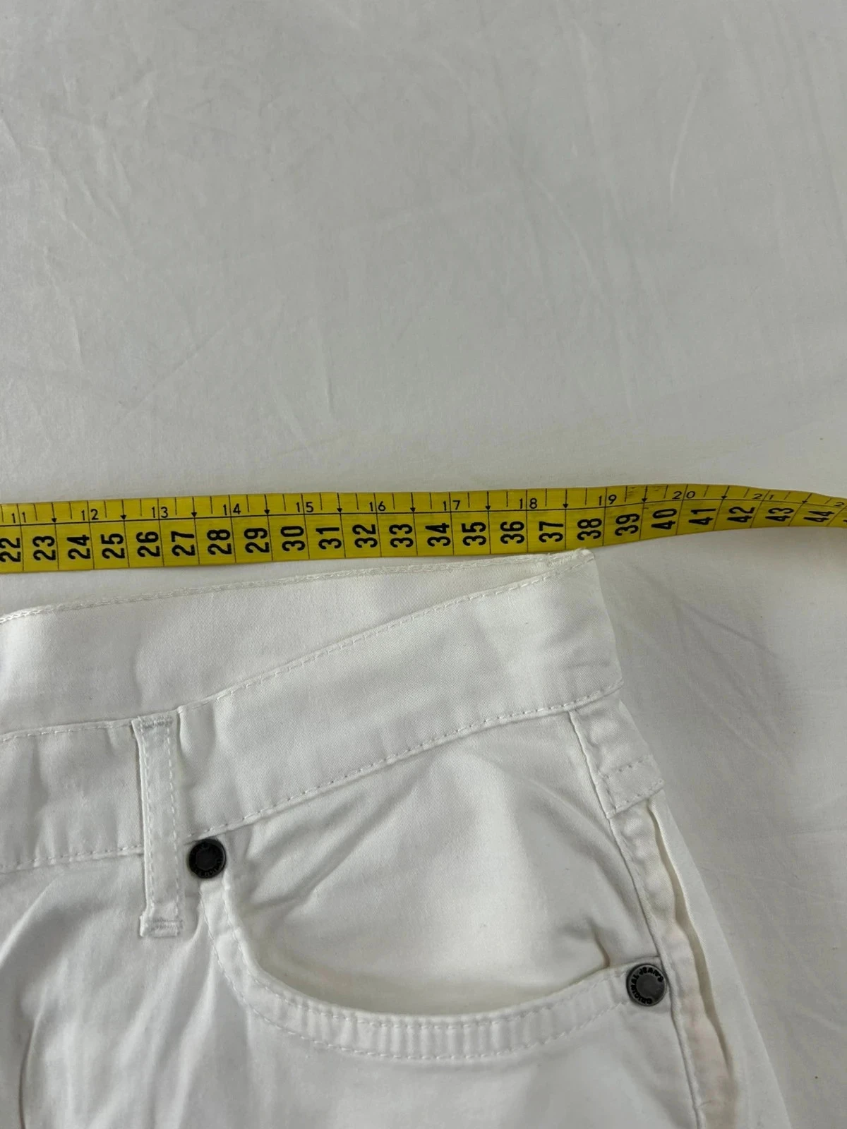 Witte slim fit jeans van Ober – photo 6
